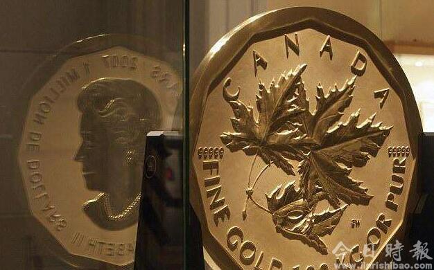 德国博物馆一枚重100公斤金币被盗 名为“大枫叶”