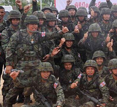 东盟防长扩大会反恐专家组联合实兵演习中泰预先训练在桂林举行