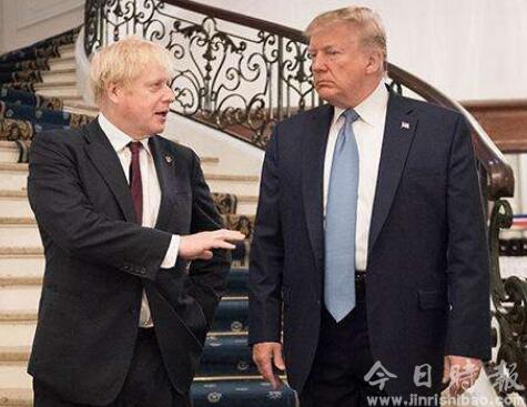 特朗普会晤英国首相约翰逊 讨论贸易、“脱欧”等议题
