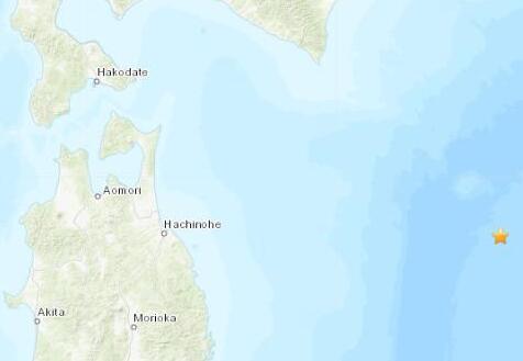日本北海道东南部海域发生4.7级地震 震源深度34.9千米