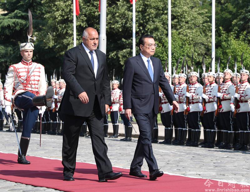 保加利亚铺开红地毯隆重欢迎李克强总理到访